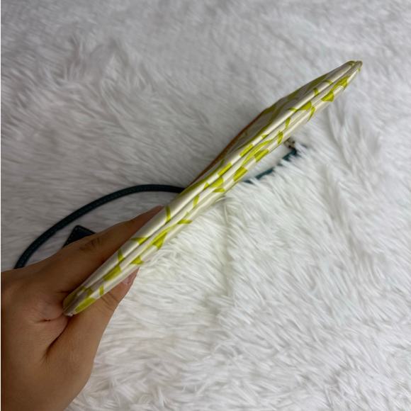 COACH neon  Summer Satin Signature Wristlet - Picture 3 of 8